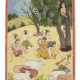 A PAINTING OF KRISHNA PLAYING `BLIND MAN`S BLUFF` WITH FELLOW COWHERDS - фото 1