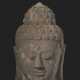 AN ANDESITE HEAD OF BUDDHA - photo 1