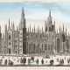 Vue perspective de la Cathédrale de Milan - photo 1