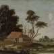 Niederlande. 17./18. Jahrhundert , Dorflandschaft mit rastenden Hirten - Foto 1