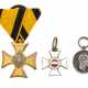 Miniaturen - zwei Kreuze und eine Medaille - Monarchie - photo 1