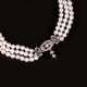 Perlen-Collier mit Jugendstil Diamant-Schließe - фото 1