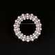 Jugendstil-Brosche mit Perlen und Diamanten - Foto 1