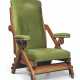 A REFORMED GOTHIC MAHOGANY ‘NEW REGISTERED` RECLINING CHAIR - Foto 1