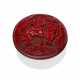 A MINIATURE CARVED RED LACQUER BOX AND A COVER - фото 1