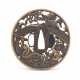 AN IRON TSUBA WITH GOLD AND SILVER NUNOME ZOGAN (DAMASCENING) - фото 1