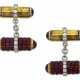 Aletto Brothers. ALETTO BROTHERS RUBY AND DIAMOND CUFFLINKS - photo 1