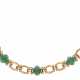 EMERALD, DIAMOND AND GOLD NECKLACE - фото 1