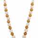 NO RESERVE | CORAL BEAD AND GOLD NECKLACE - Foto 1