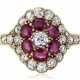 NO RESERVE | ANTIQUE RUBY AND DIAMOND RING - фото 1