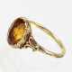 Ring mit Mandarintopas - Gelbgold 585 - Foto 1