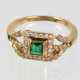 Smaragd Ring mit Brillanten - Gelbgold 585 - Foto 1