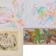Bernard Schultze. Mixed lot of 3 drawings and 1 graphic - Foto 1