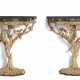 A PAIR OF GEORGE II GILTWOOD CONSOLE TABLES - Foto 1