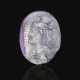 A GREEK AMETHYST RINGSTONE WITH A BUST OF A GODDESS - photo 1