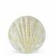 A ROMAN PALE-YELLOW GLASS DISH IN THE FORM OF A SHELL - photo 1