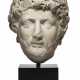 A ROMAN MARBLE PORTRAIT HEAD OF THE EMPEROR HADRIAN - photo 1