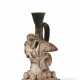 AN ATTIC POTTERY FIGURAL LEKYTHOS IN THE FORM OF A SPHINX - Foto 1