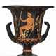 A PAESTAN APPLIED RED-FIGURED CALYX-KRATER - photo 1