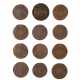 A COLLECTION OF 12 COPECKS COINS - Foto 1
