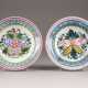 TWO FAIENCE PLATES - photo 1