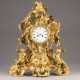 AN IMPORTANT AND VERY LARGE ORMOLU CLOCK WITH PUTTI - фото 1