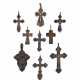 A COLLECTION OF NINE PECTORAL CROSSES - фото 1