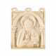 AN IVORY PLAQUE SHOWING CHRIST PANTOKRATOR - фото 1