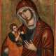 A LARGE ICON SHOWING THE BREAST-FEEDING MOTHER OF GOD (GALAKTOTROPHOUSA) - фото 1
