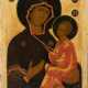A MONUMENTAL ICON SHOWING THE TIKHVINSKAYA MOTHER OF GOD FROM A CHURCH ICONOSTASIS - фото 1