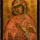 A VERY LARGE ICON SHOWING THE FEODOROVSKAYA MOTHER OF GOD - Foto 1