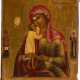 A SMALL ICON SHOWING THE MOTHER OF GOD 'SEEKING OF THE LOST' - photo 1