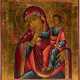 AN ICON SHOWING THE MOTHER OF GOD 'JOY AND CONSOLATION' (OF VATOPEDI) - фото 1