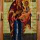 A MONUMENTAL AND VERY RARE ICON SHOWING THE RIMSKAYA MOTHER OF GOD FROM A CHURCH ICONOSTASIS - Foto 1