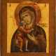 AN ICON SHOWING THE FEODOROVSKAYA MOTHER OF GOD - Foto 1