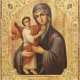 A LARGE ICON SHOWING THE MOTHER OF GOD 'SEEKING OF THE LOST' - photo 1