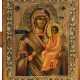 A SMALL ICON SHOWING THE TIKHVINSKAYA MOTHER OF GOD - Foto 1