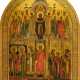A LARGE ICON SHOWING THE PROTECTING VEIL OF THE MOTHER OF GOD (POKROV) - Foto 1