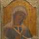 AN ICON SHOWING THE MOTHER OF GOD FROM A DEISIS WITH BASMA - photo 1