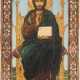 A LARGE ICON SHOWING THE ENTHRONED CHRIST - фото 1