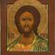 A LARGE ICON SHOWING CHRIST 'WITH THE FEARSOME EYE' - photo 1