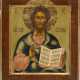 AN ICON SHOWING CHRIST PANTOKRATOR - фото 1