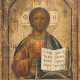 A SMALL ICON SHOWING CHRIST PANTOKRATOR - Foto 1