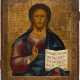 A LARGE ICON SHOWING CHRIST PANTOKRATOR - photo 1