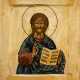 AN ICON SHOWING CHRIST PANTOKRATOR - фото 1