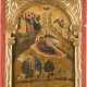 A LARGE ICON SHOWING THE NATIVITY OF CHRIST FROM A CHURCH ICONOSTASIS - Foto 1