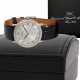 Armbanduhr: rare, super elegante Herrenuhr, IWC Portofino "Romain", Ref. 2009, 950er Platin, 90er Jahre, mit Box und Papieren - Foto 1