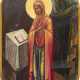 A LARGE ICON SHOWING THE MOTHER OF GOD FROM AN ANNUNCIATION - фото 1