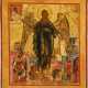 AN ICON SHOWING ST. JOHN THE FORERUNNER WITH SCENES FROM HIS LIFE - photo 1