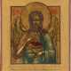 A SMALL DATED ICON SHOWING ST. JOHN THE FORERUNNER AS ANGEL OF THE DESERT - photo 1